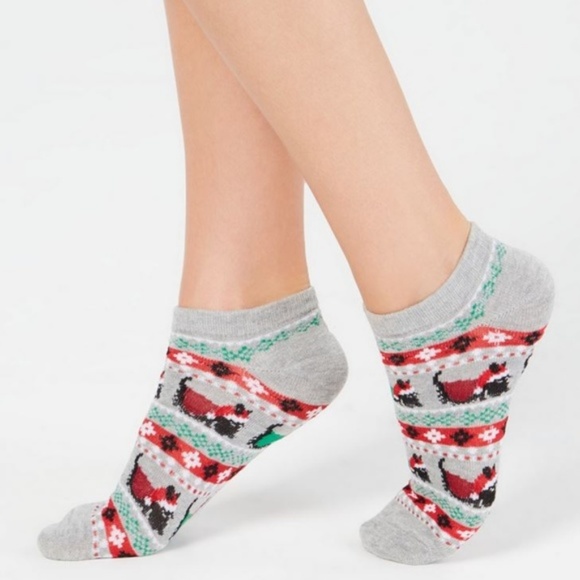 (5) Pair Charter Club Low-Cut Holiday Socks NEW 61 - Picture 2 of 2